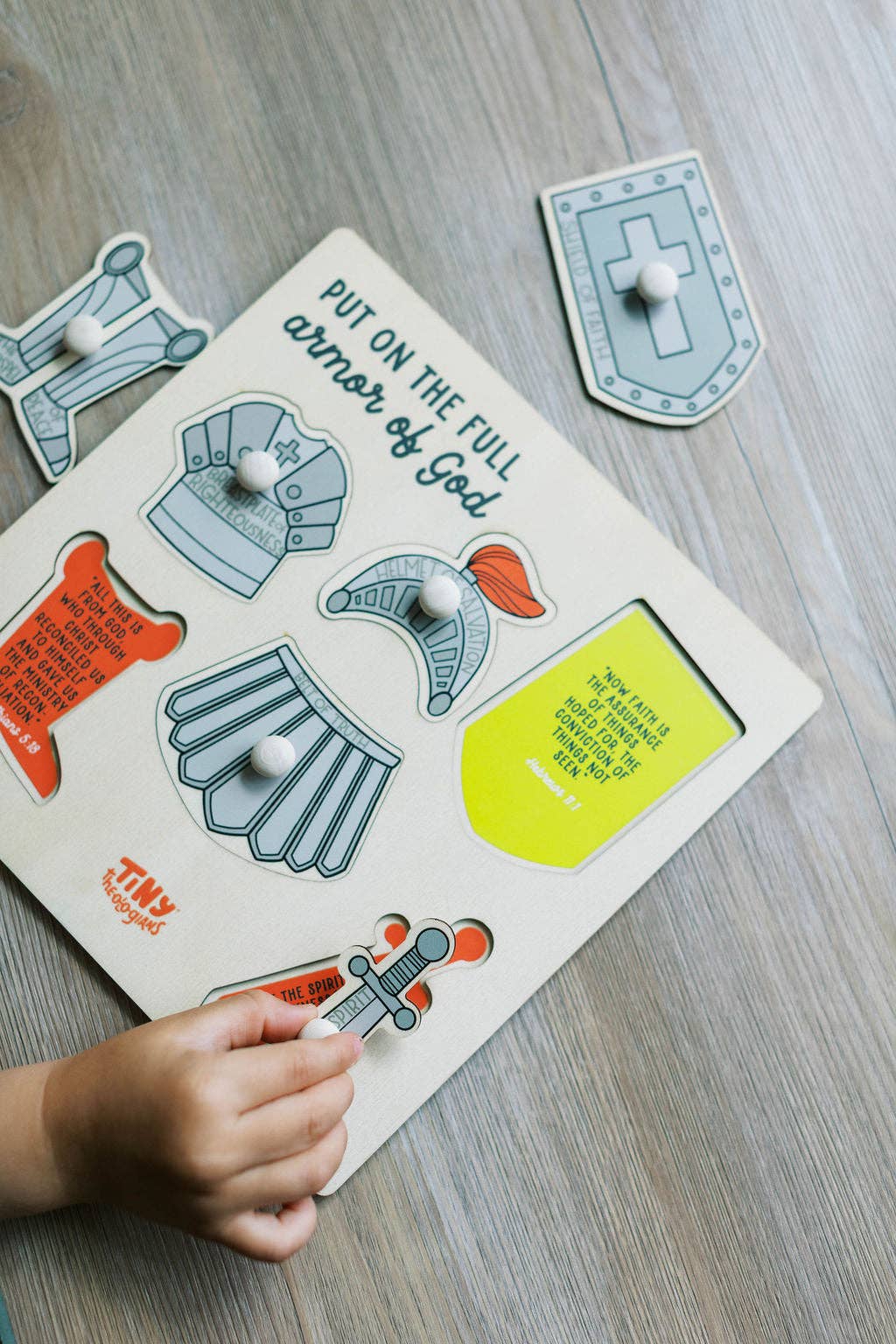 Armor of God Wood Puzzle with Scripture