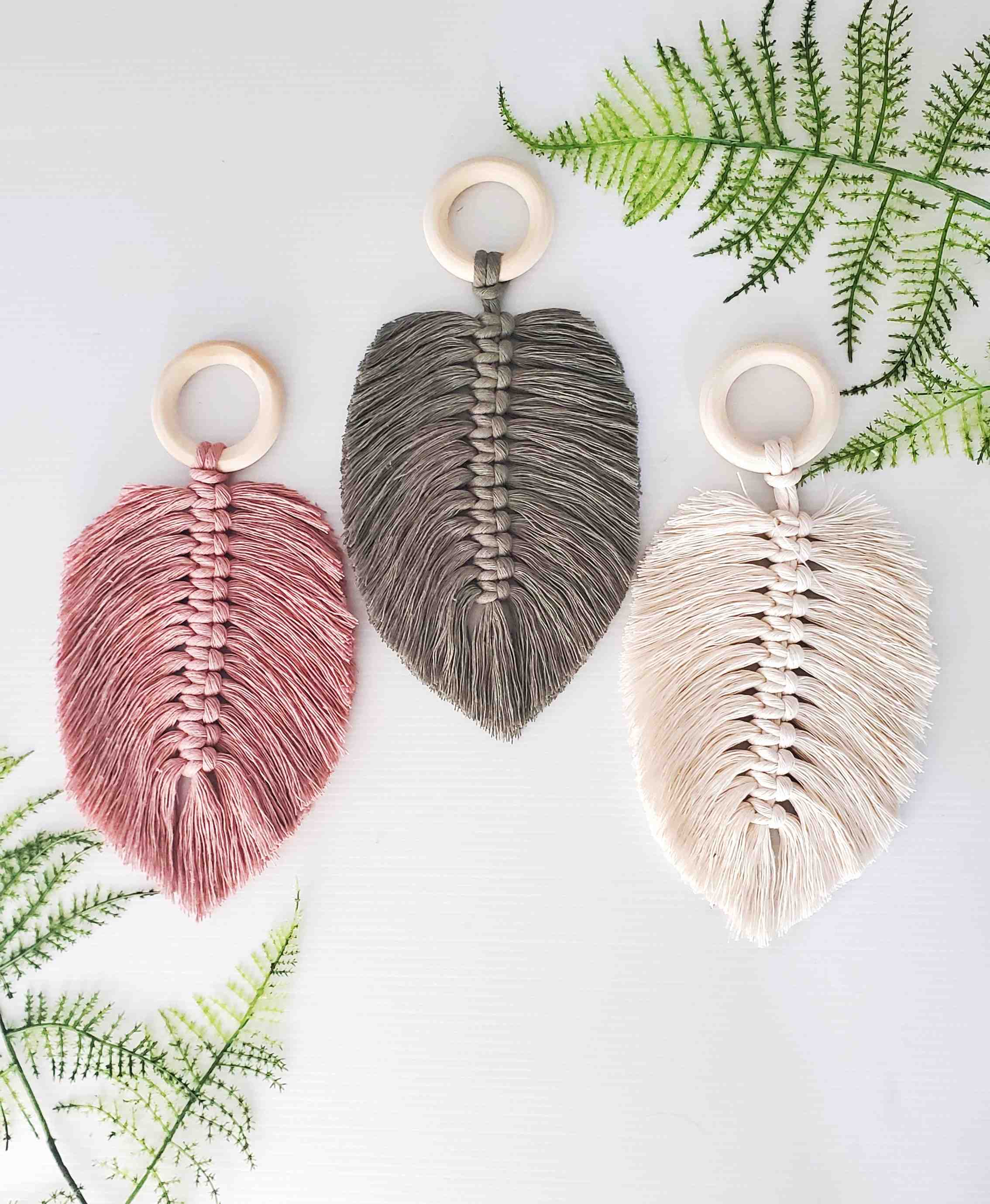 Macrame DIY leaf kit. Perfect for resell.