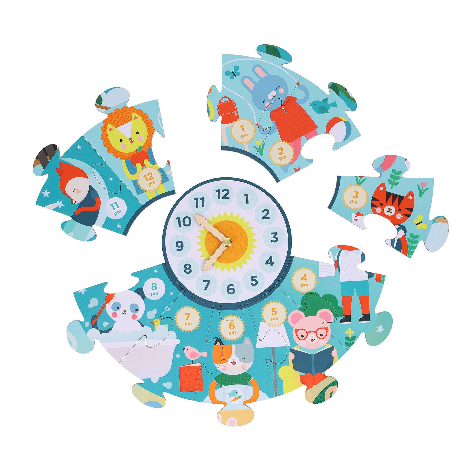 Telling the Time Floor Puzzle
