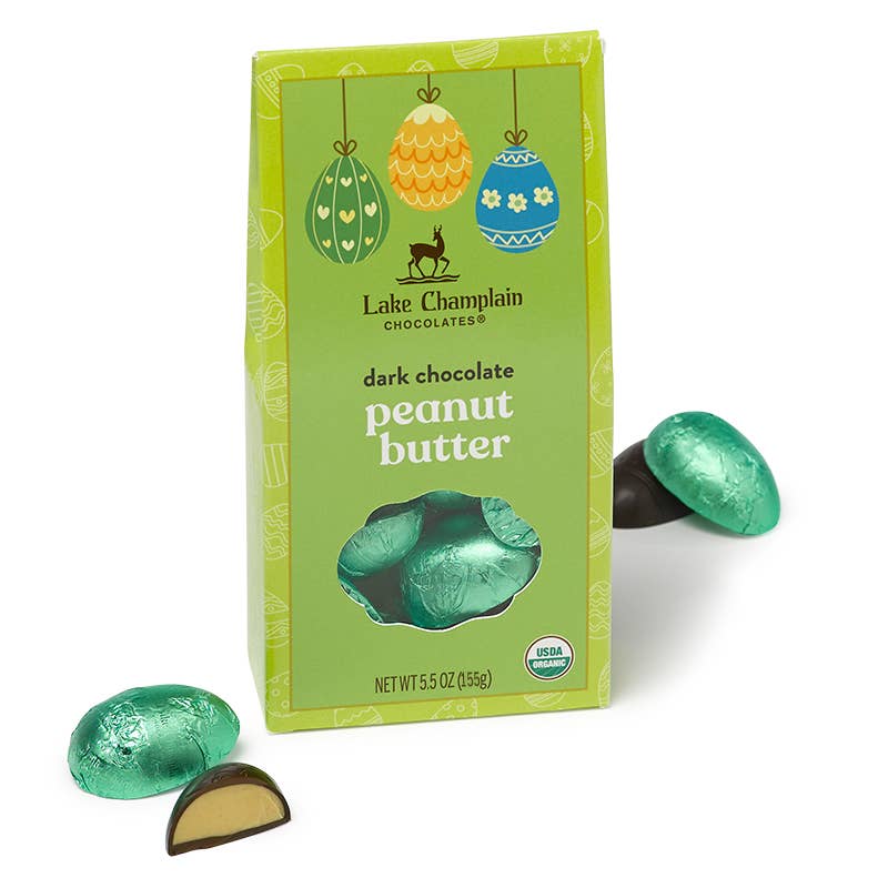 Easter Egg Peanut Butter, Dark Chocolate, Organic