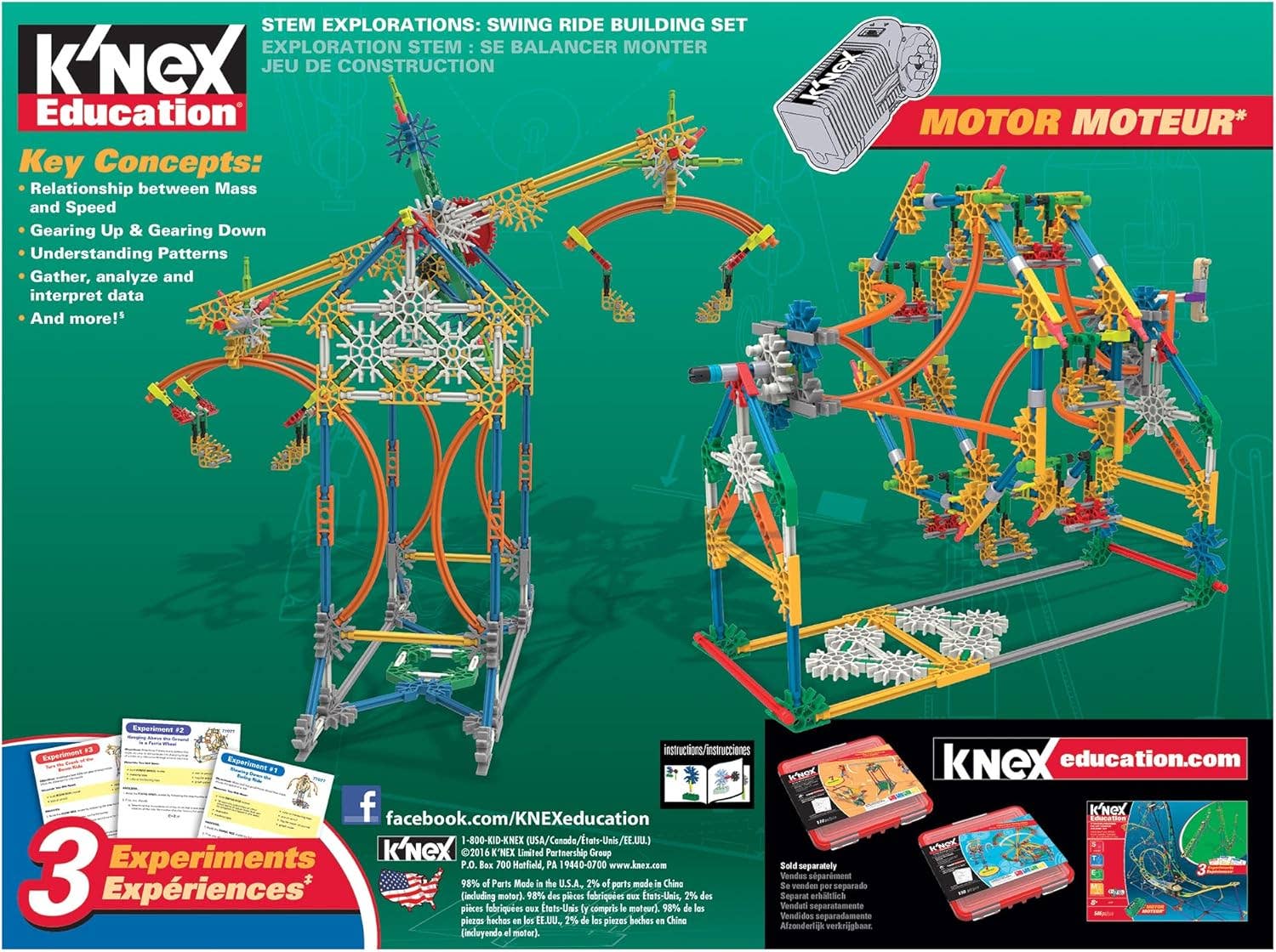 K'NEX STEM Explorations: Swing Ride Building Set