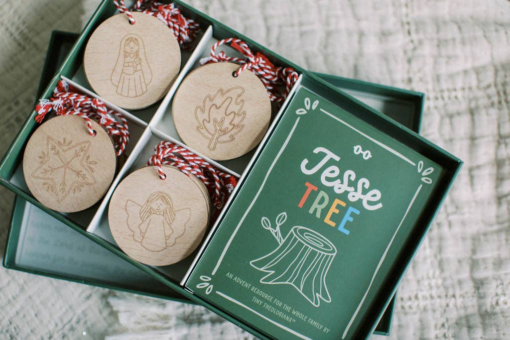 Jesse Tree Ornaments + Cards Set