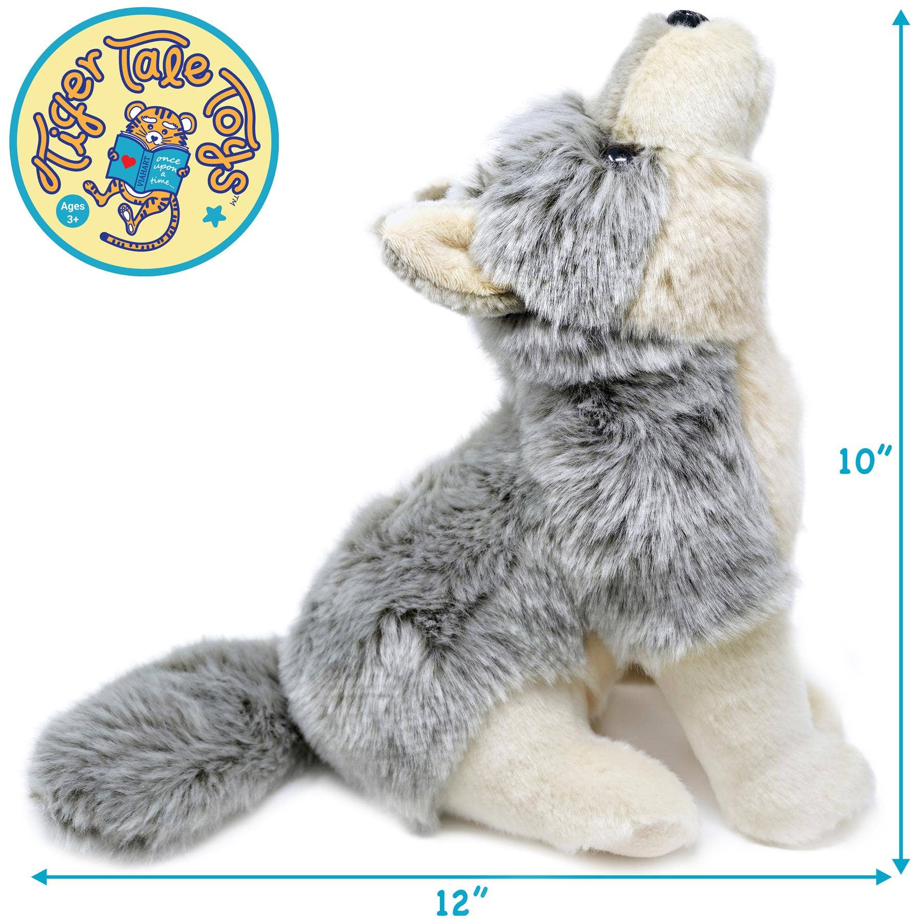 Wolcott the Wolf | 11 Inch Stuffed Animal Plush