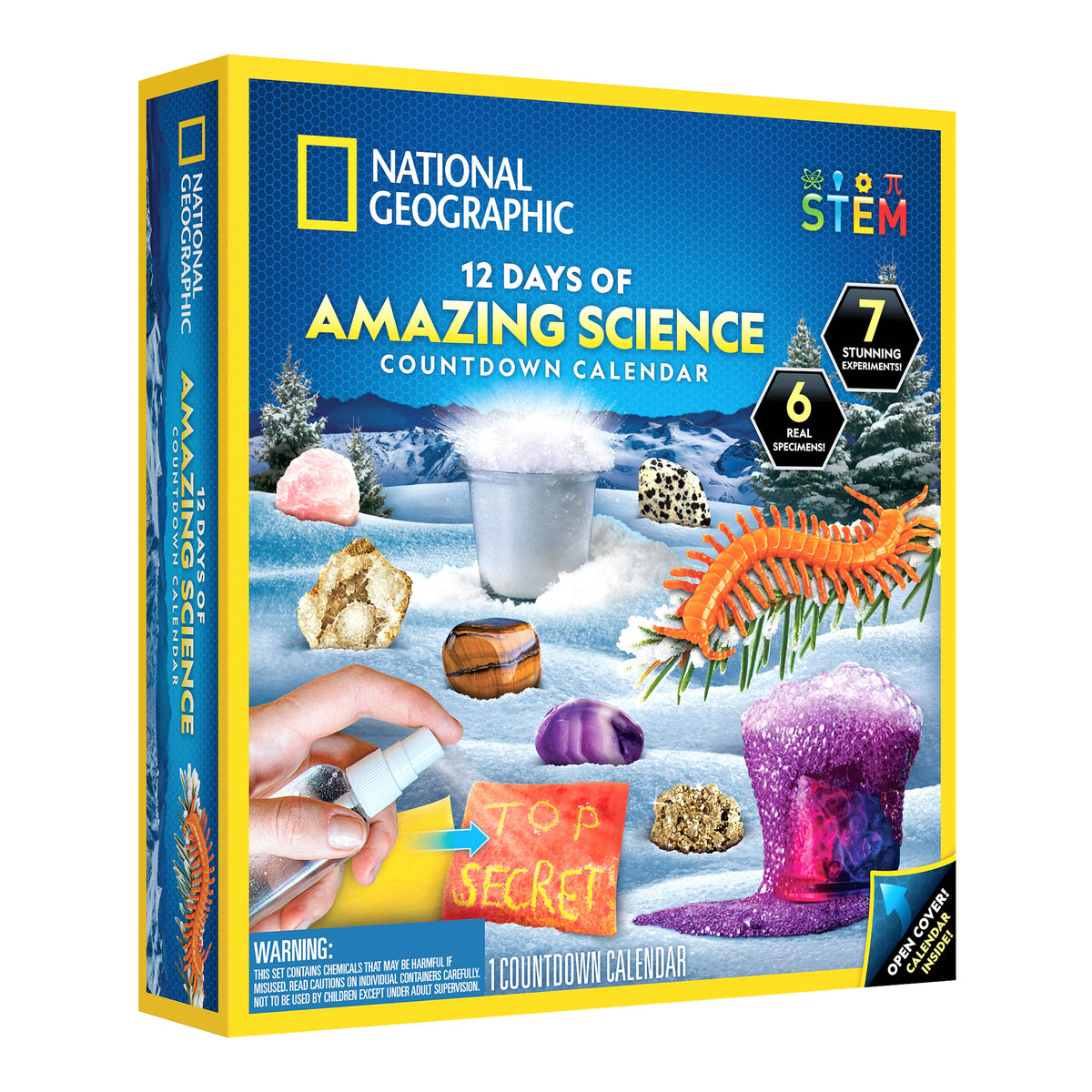 National Geographic 12 Days of Science Calendar, Ages 8+