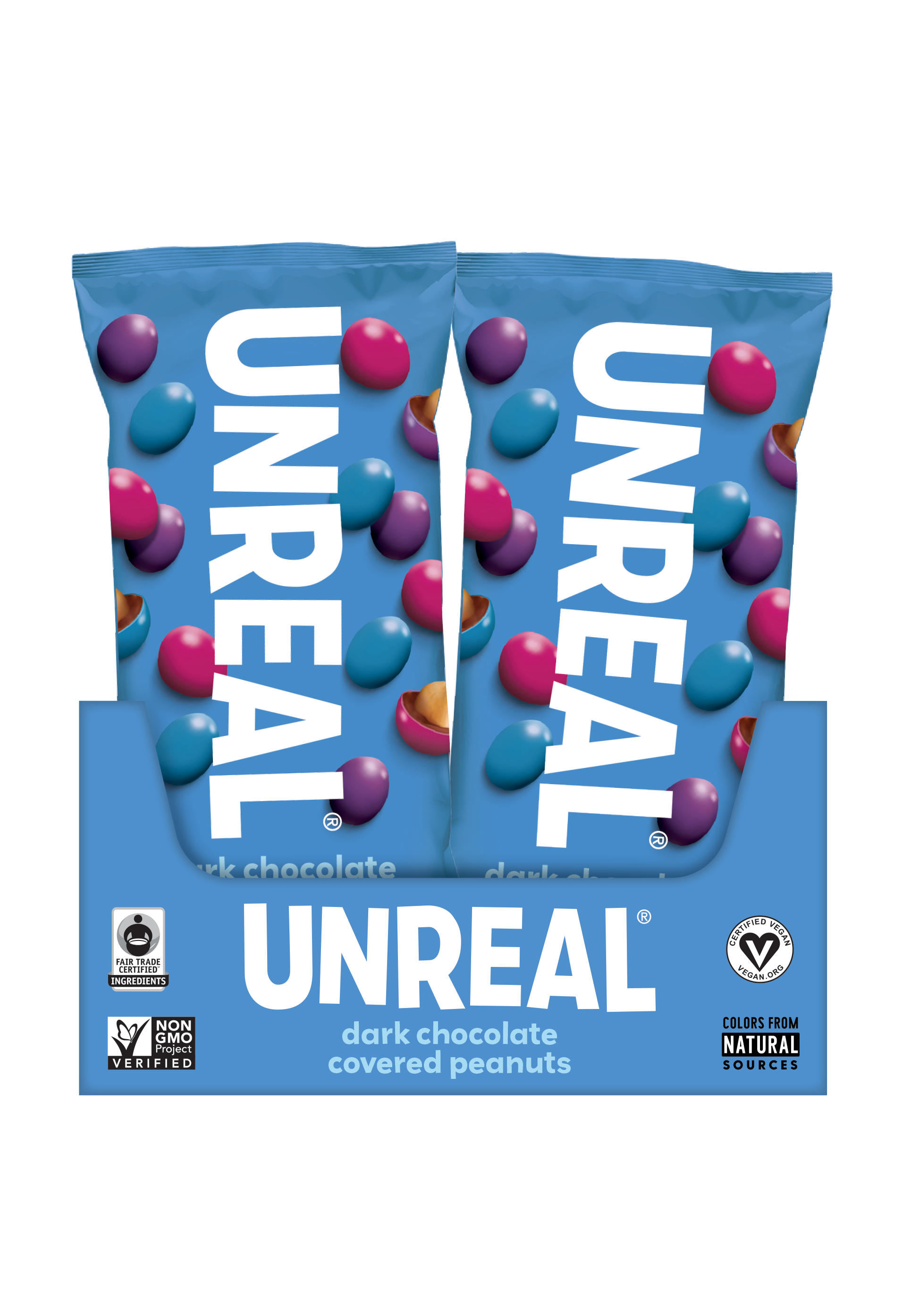 Dark Chocolate Peanut Gems Snack Bags