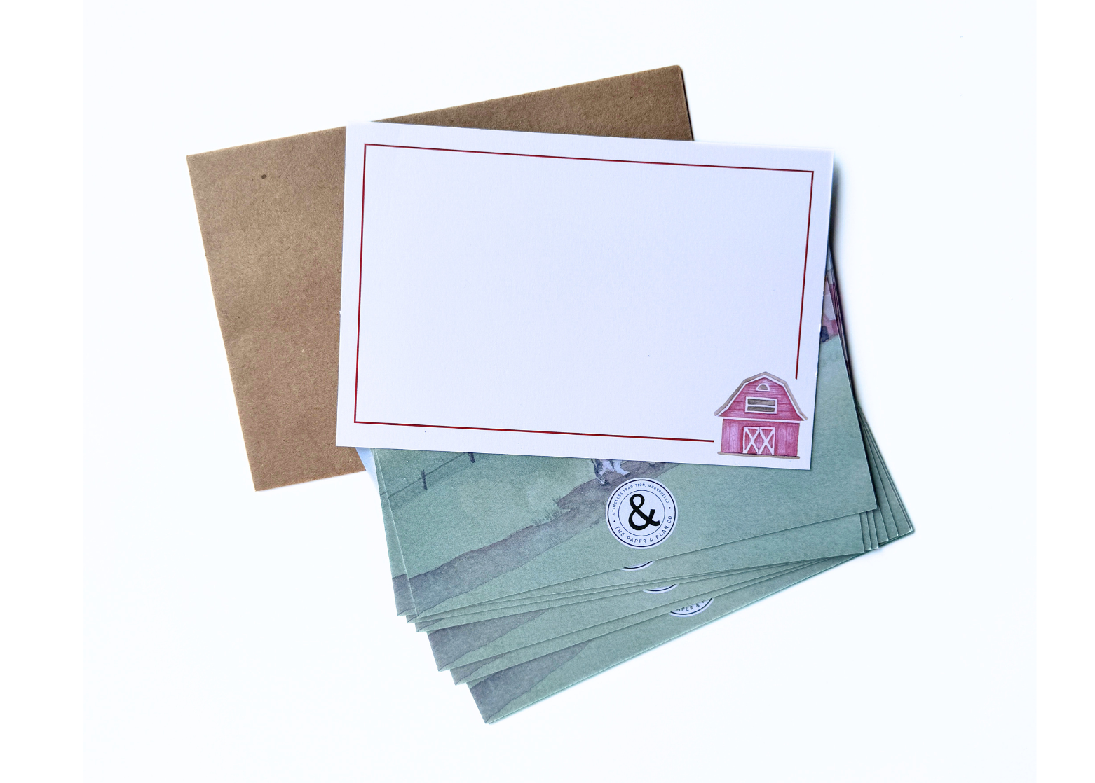 On The Farm Notecard Set