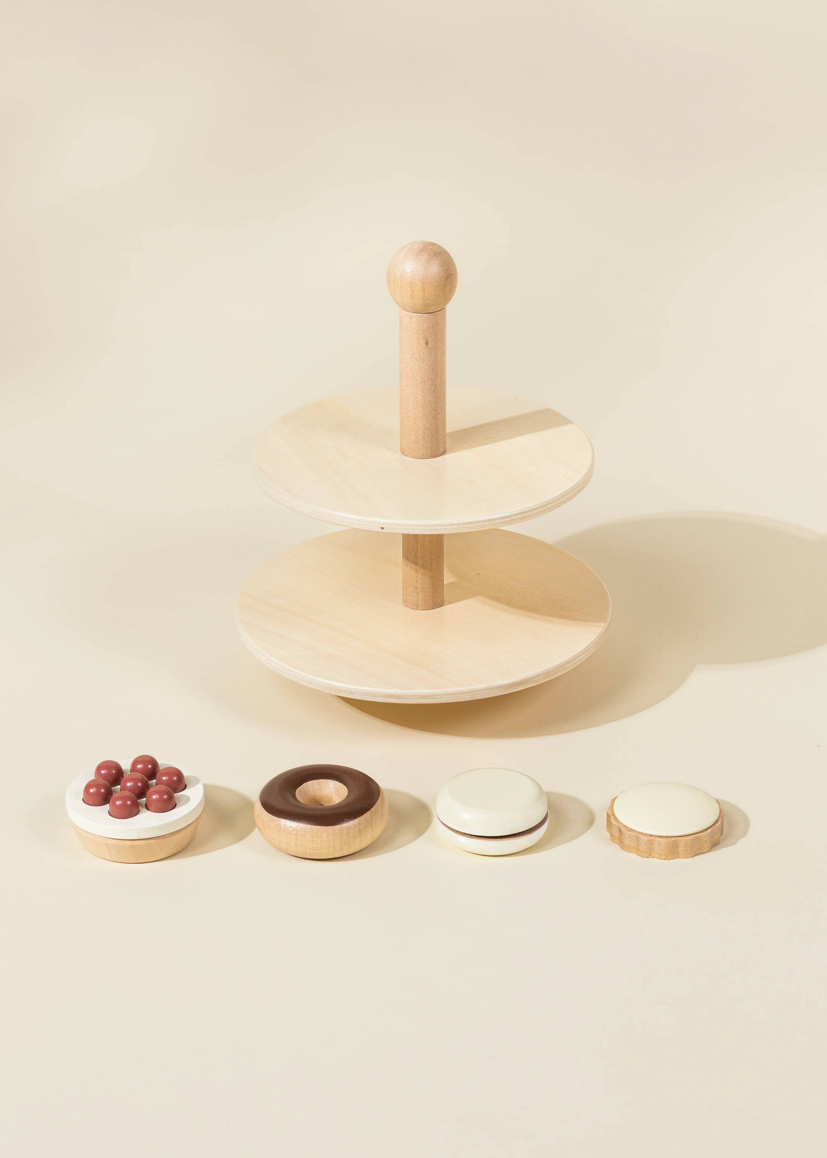 Wooden Desserts Tower
