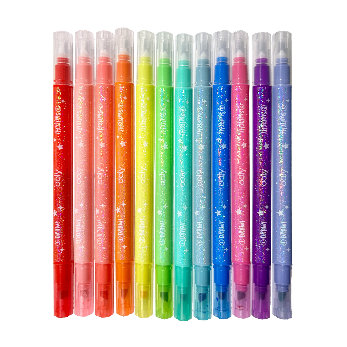 Switch-eroo!: Sparkle Glittery Color-Changing Markers (Set o