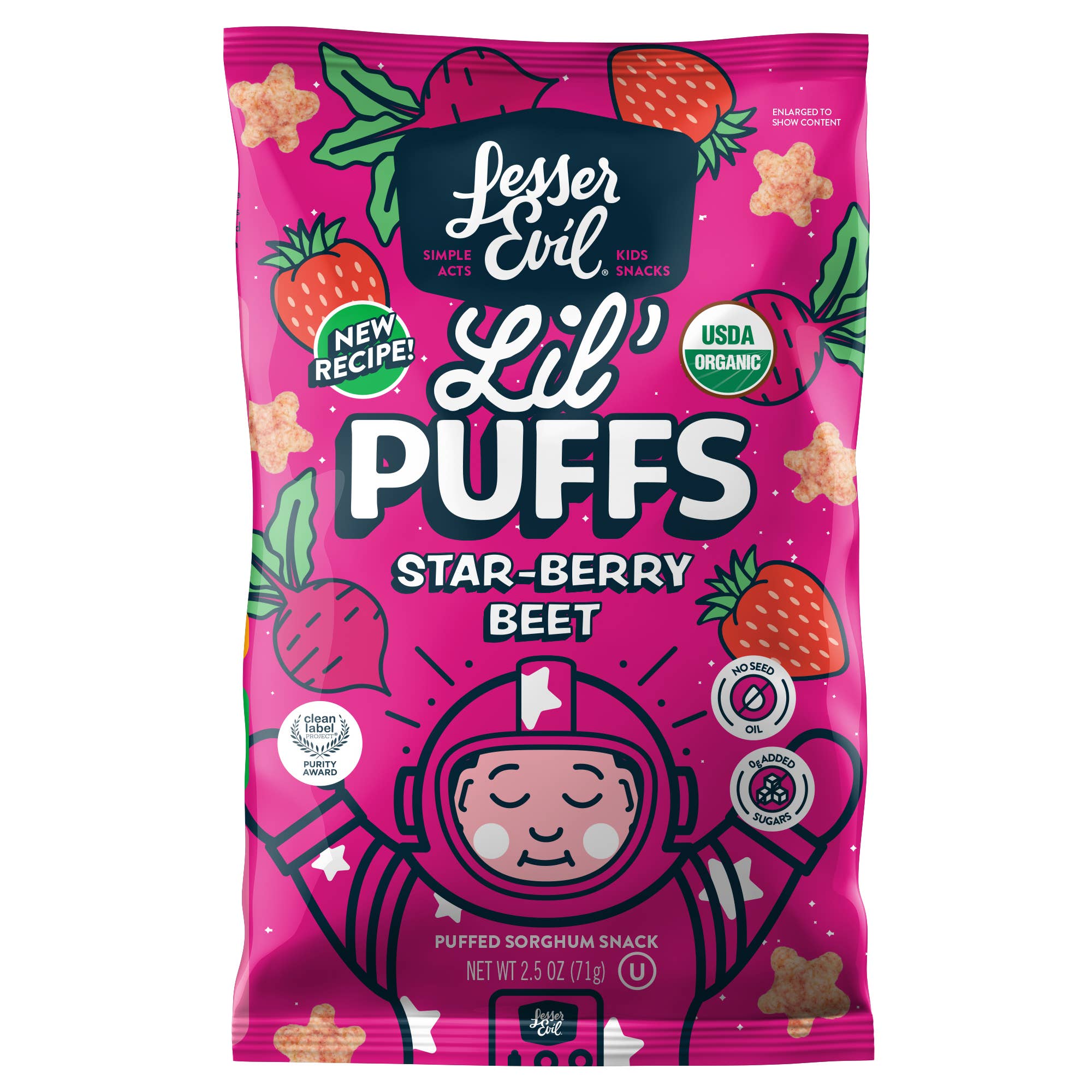 Lil' Puffs Star-Berry Beet, 2.5oz