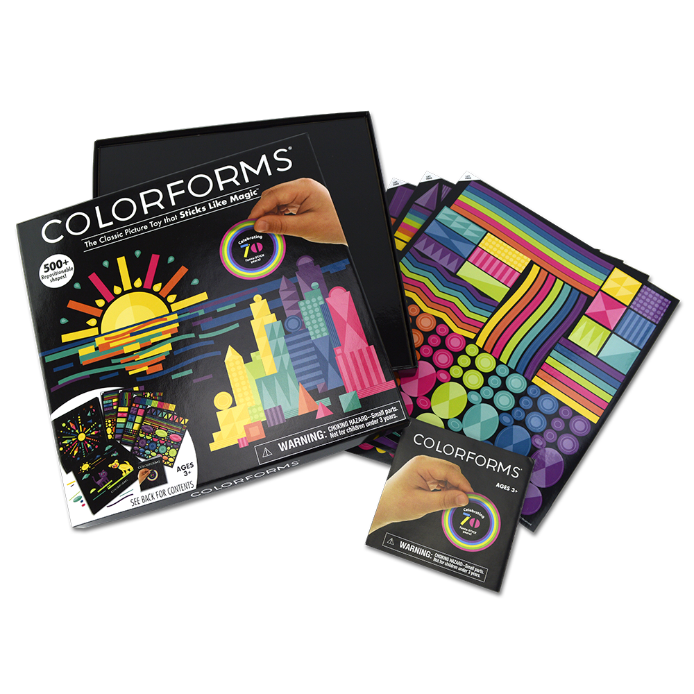 Colorforms Stickers for Kids 70th Anniversary Box Set