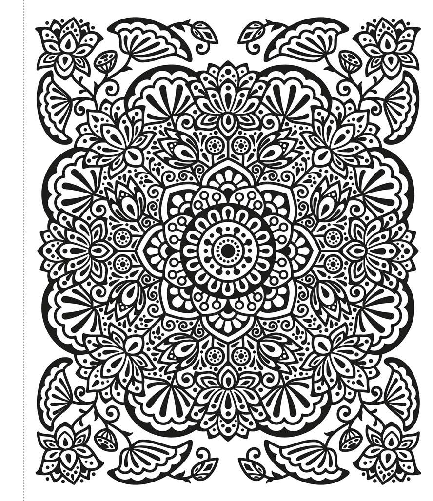 Mandalas Magic Painting Book : Usborne