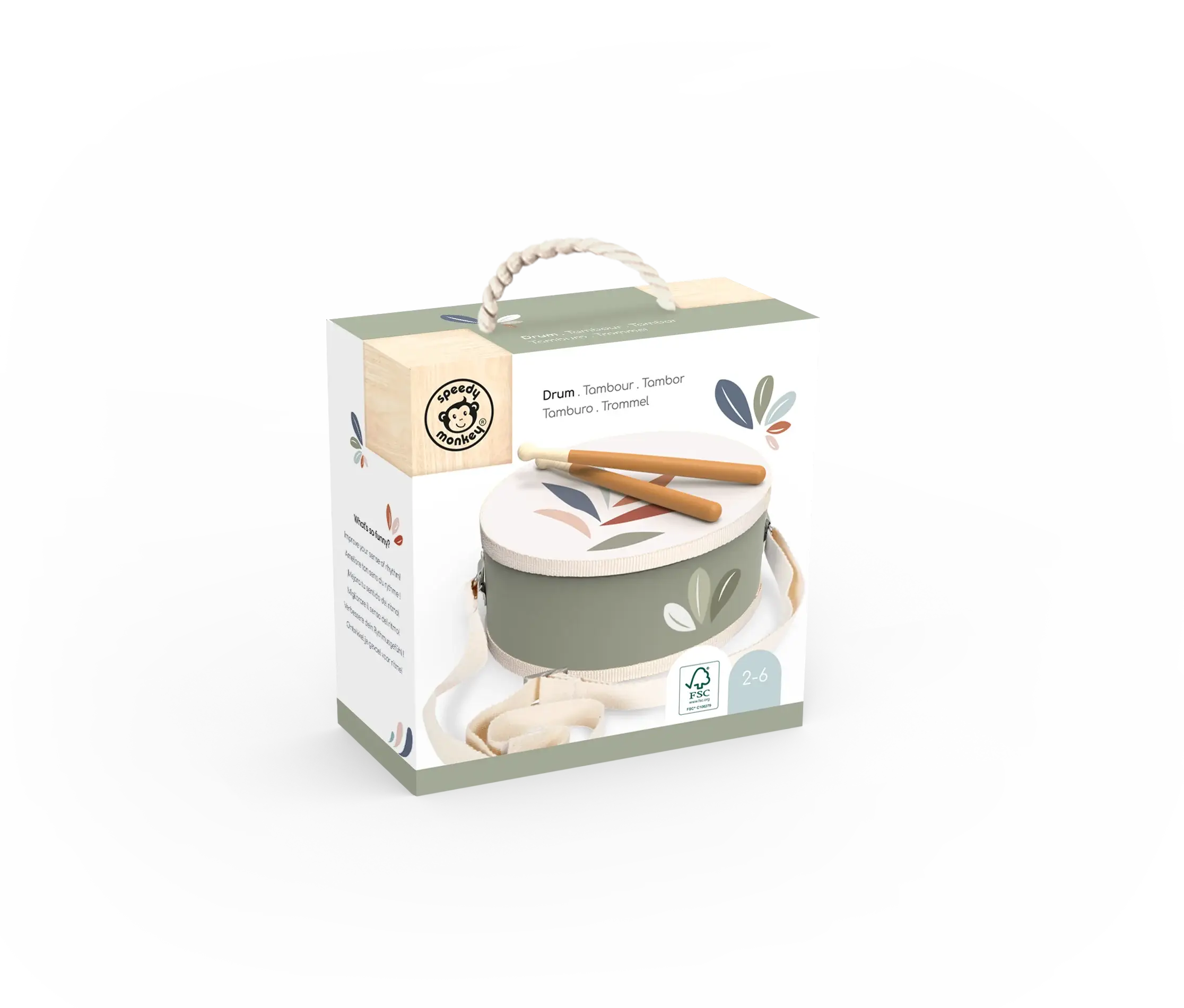 Drum w/ adjustable strap