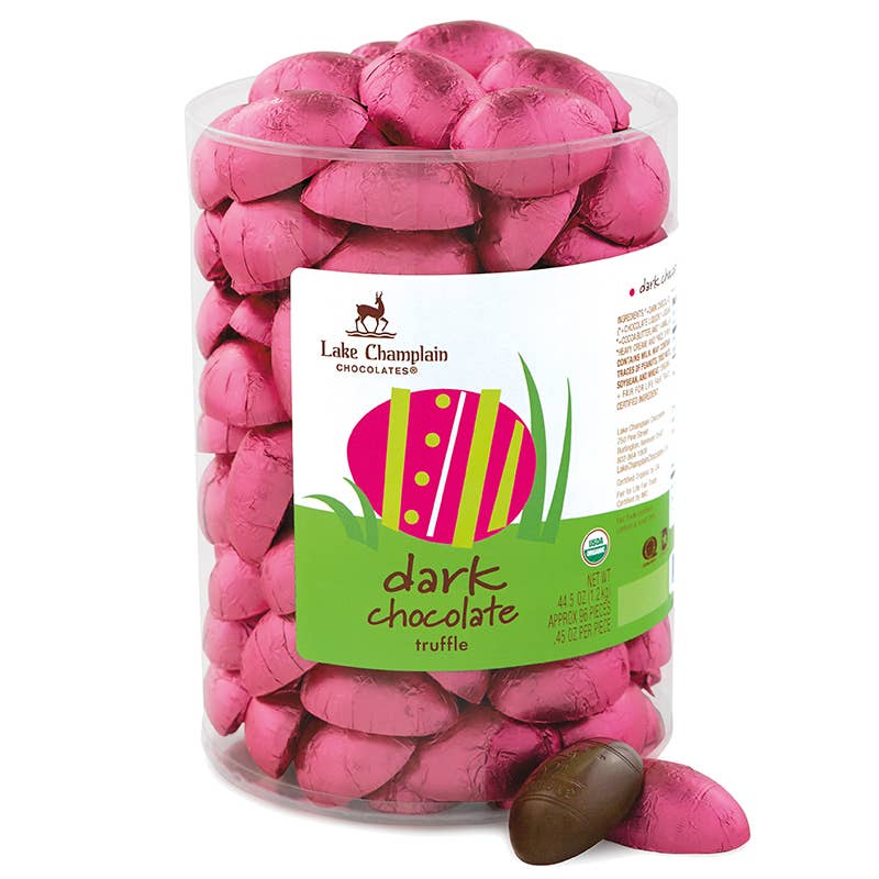 Easter Egg Dispenser, Dark Chocolate Truffle, Organic