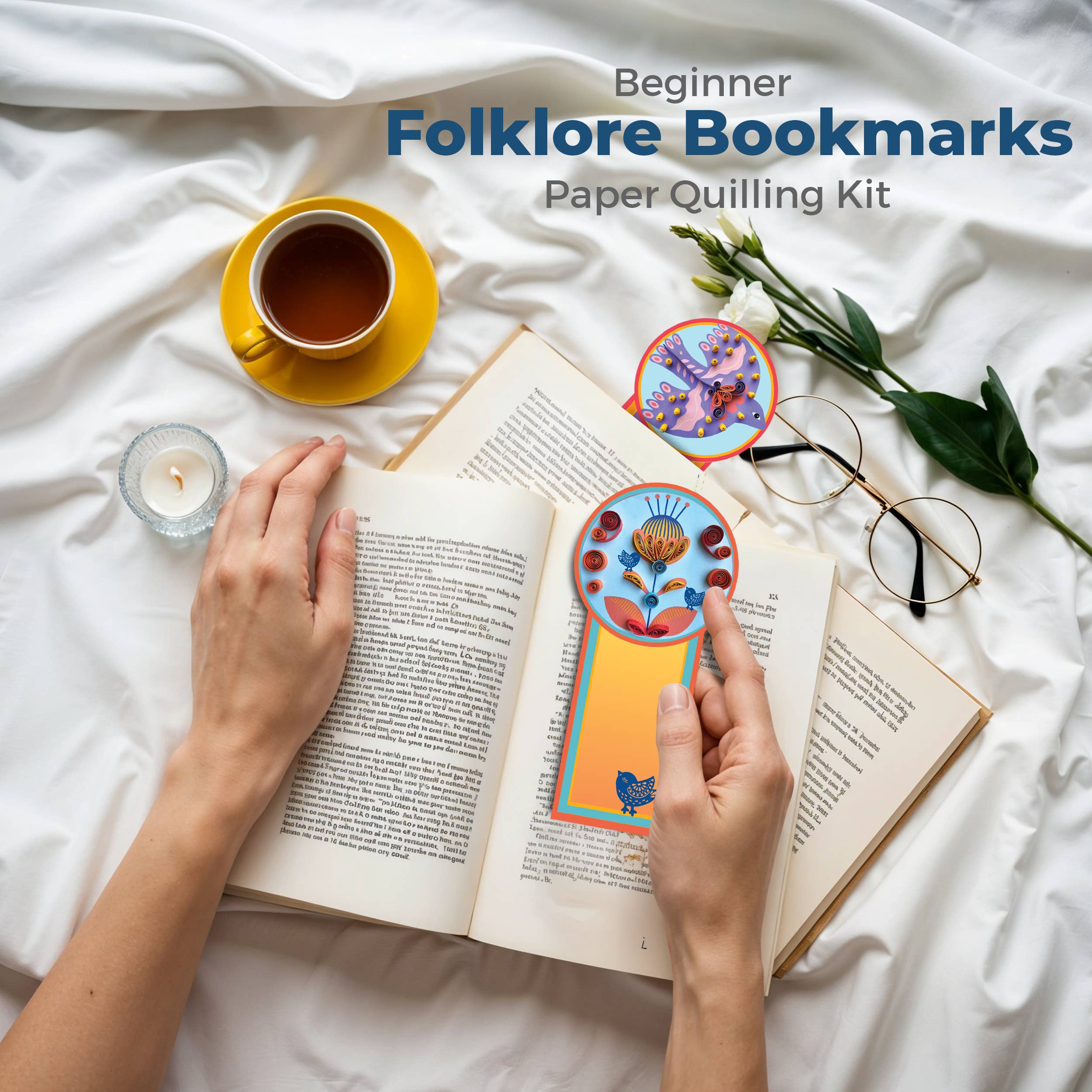 Bookmark Quilling Paper Craft Kit