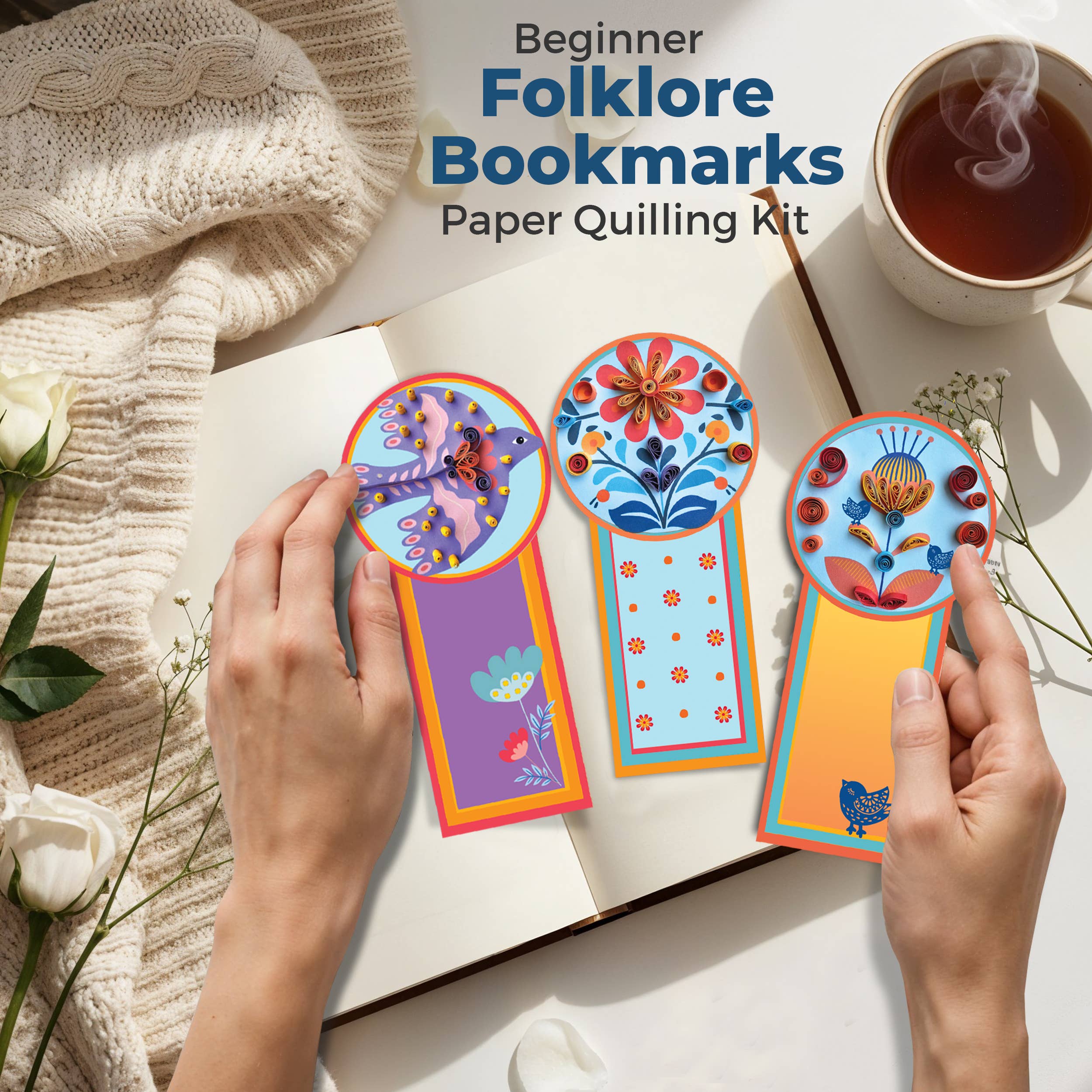 Bookmark Quilling Paper Craft Kit