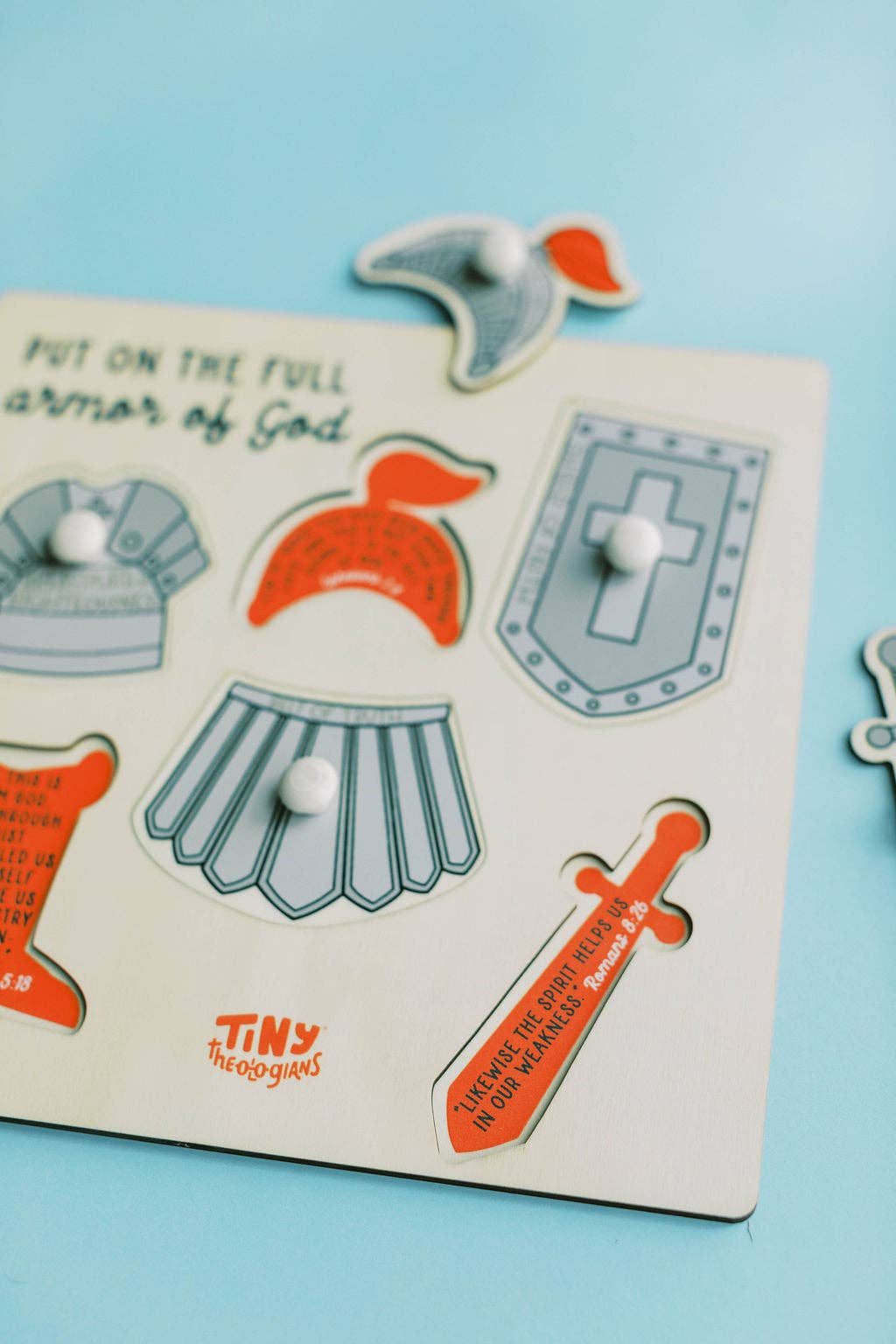 Armor of God Wood Puzzle with Scripture