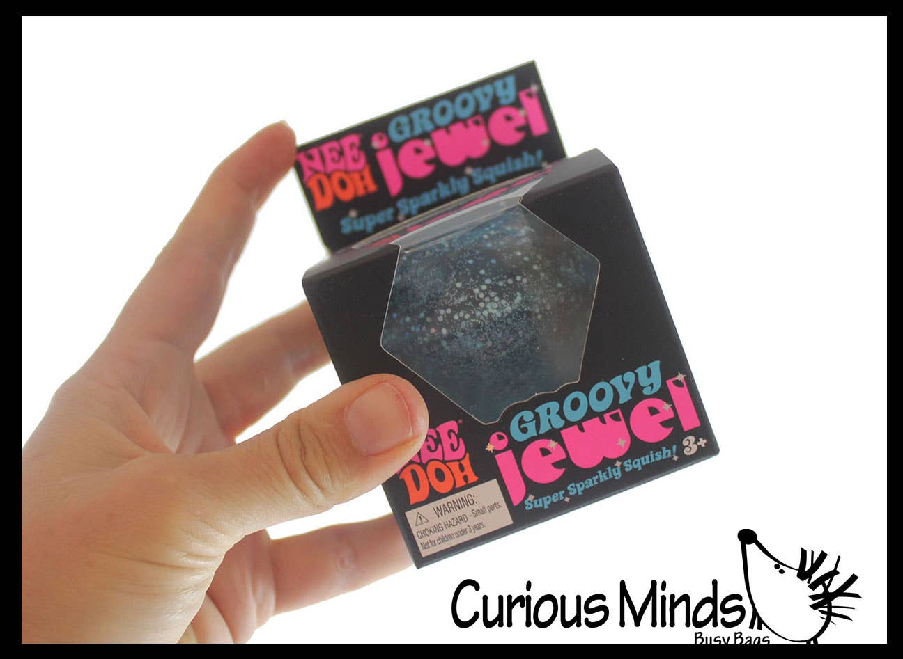 1 Needoh Jewel Stress Ball - Sparkling Gem Squishy Nee Doh