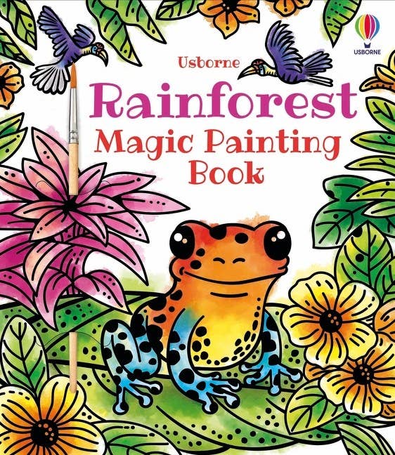 Rainforest Magic Painting Book : Usborne