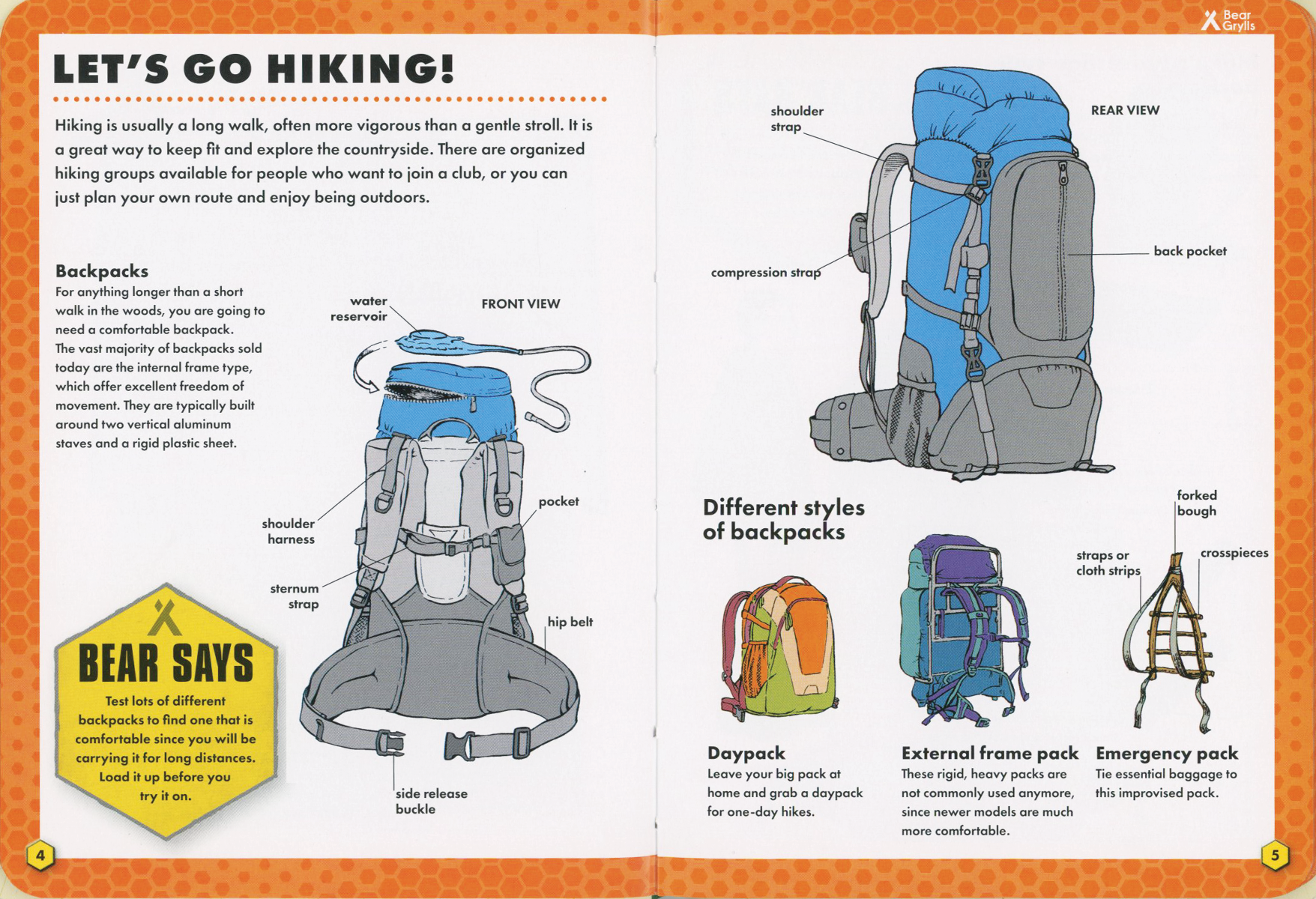 Bear Grylls Outdoor Skills Handbook: Hiking Adventures