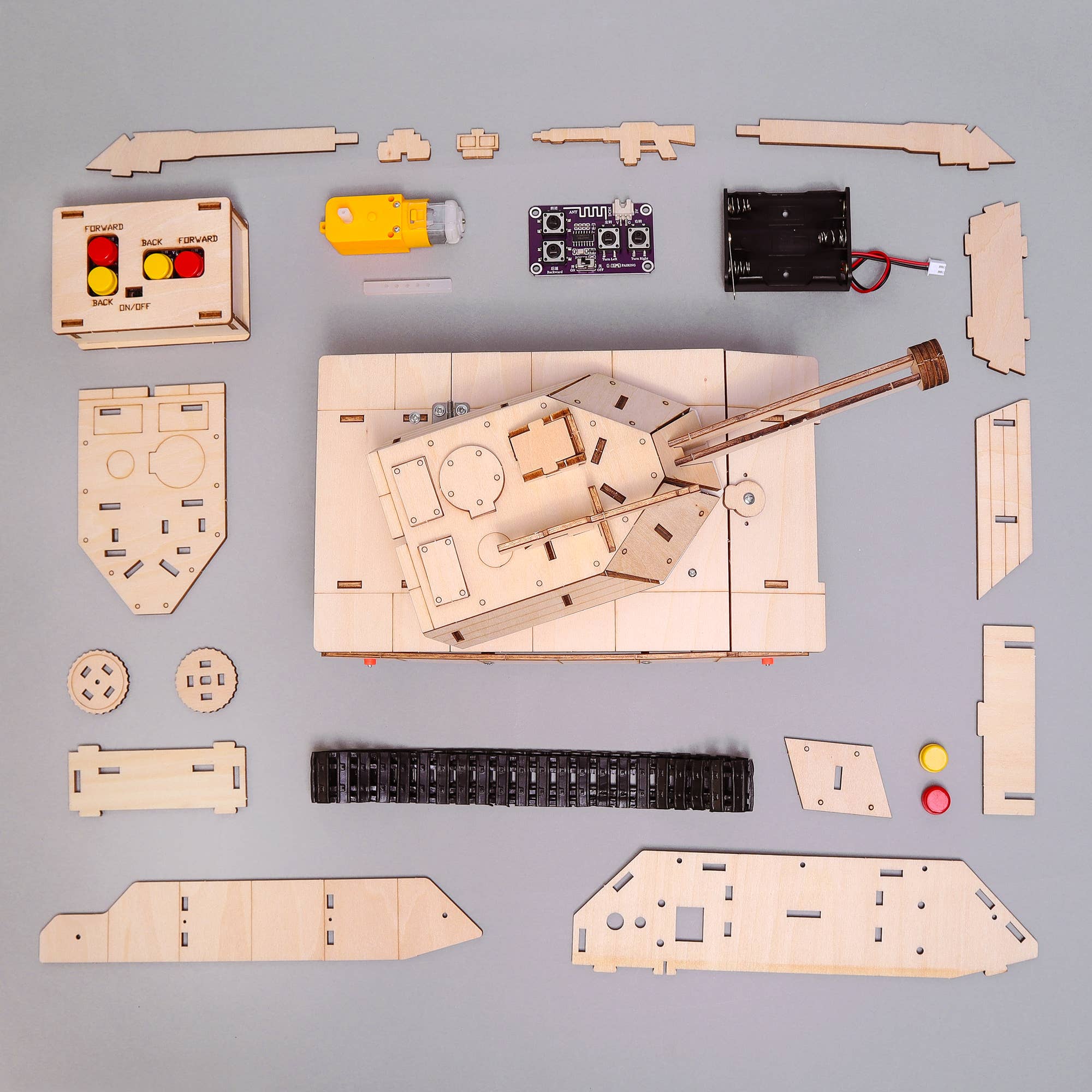 RC TankCam DIY Kit, Tank and Camera Mode, STEM Toy