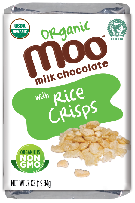 Organic Rice Crisps & Milk Chocolate Mini Bars, 0.7 oz
