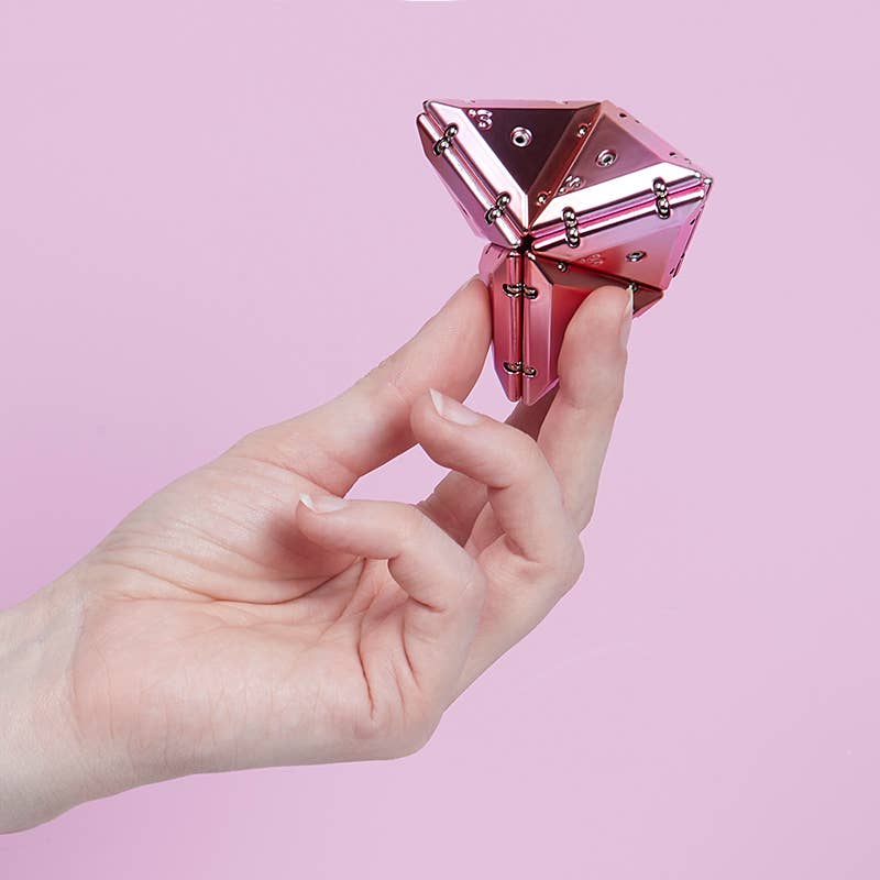Geode Chrome Pyramids Magnetic Sensory Toys