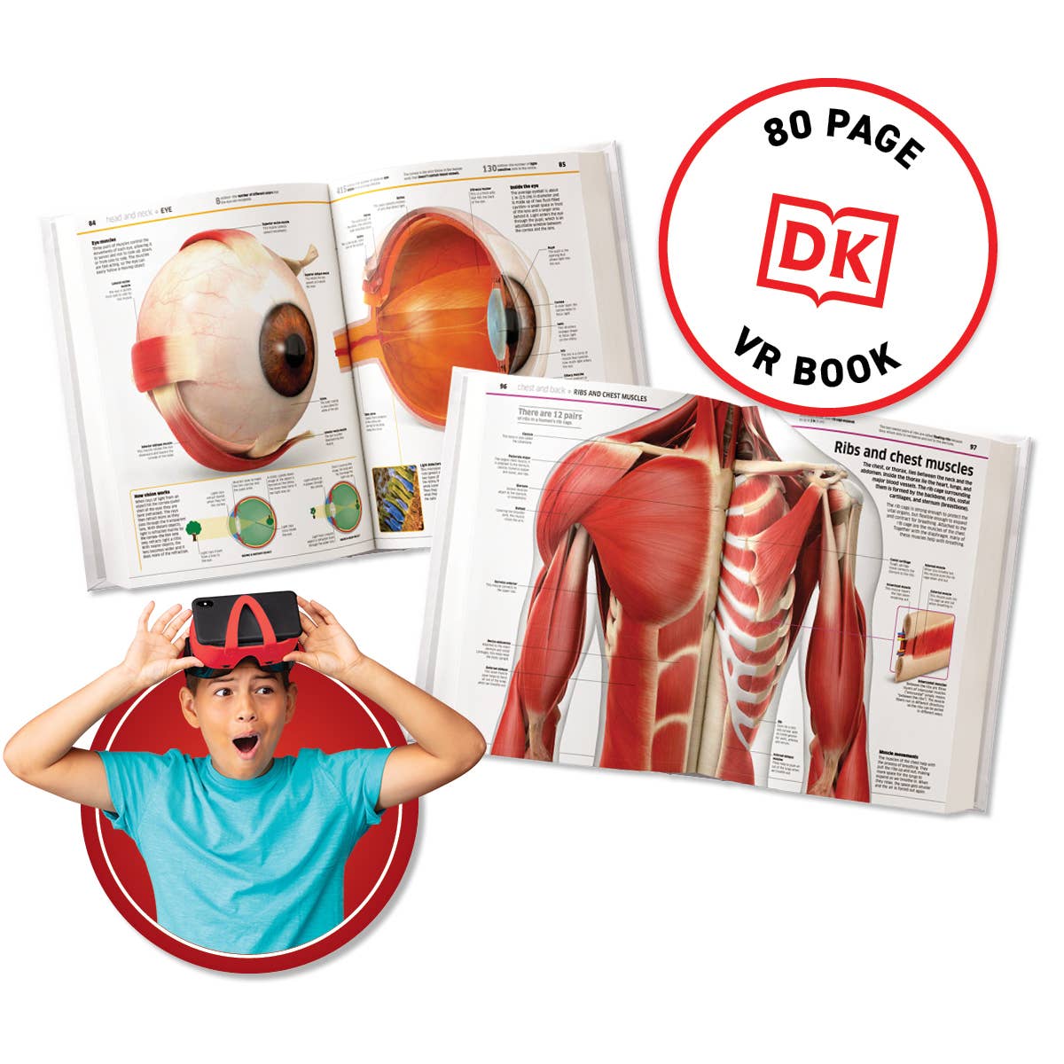 Virtual Reality Discovery Gift Set w/ DK Book - Human Body!