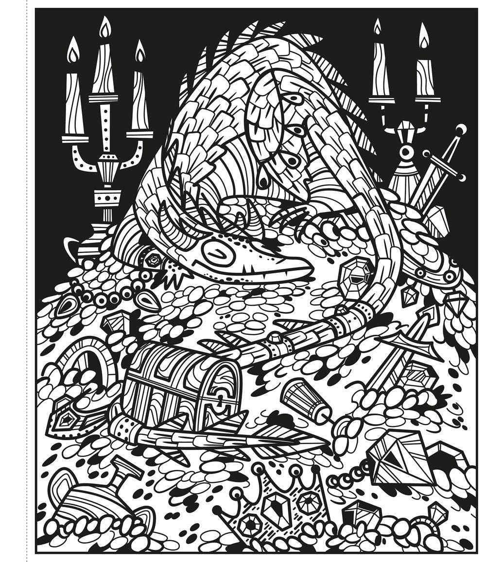 Dragons Magic Painting Book : Usborne