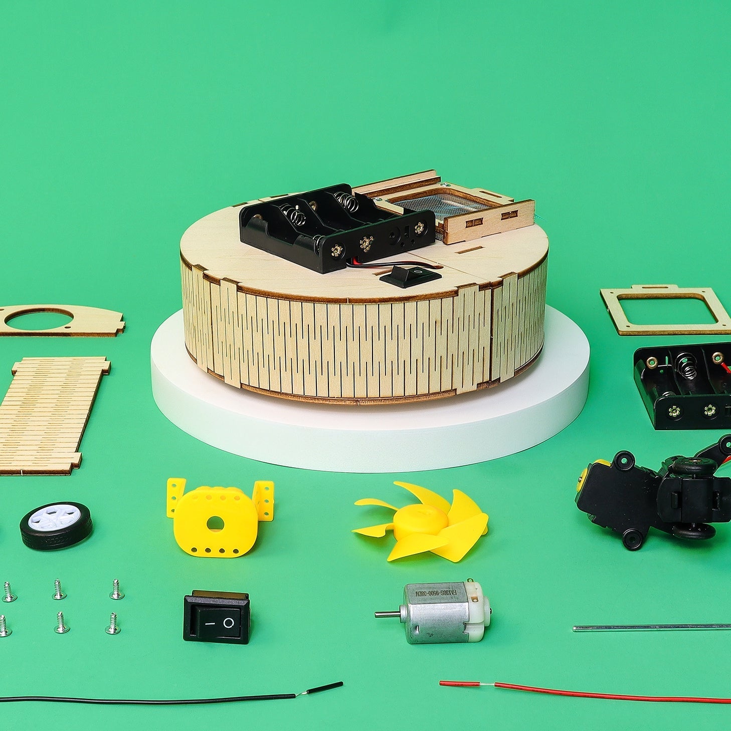 DIY Robot Vacuum Kit – STEM Educational Toy