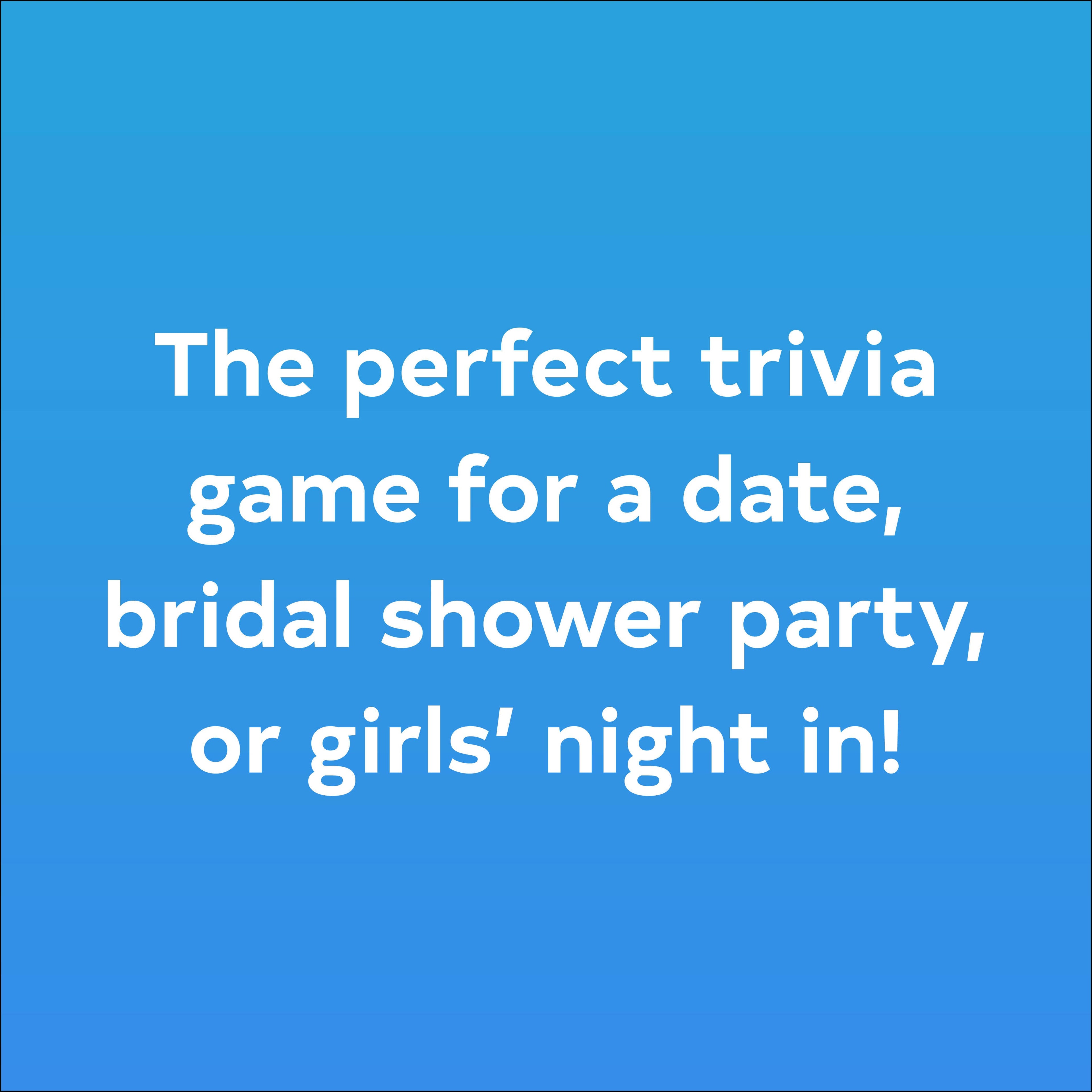 After Dinner Amusements: Love Trivia