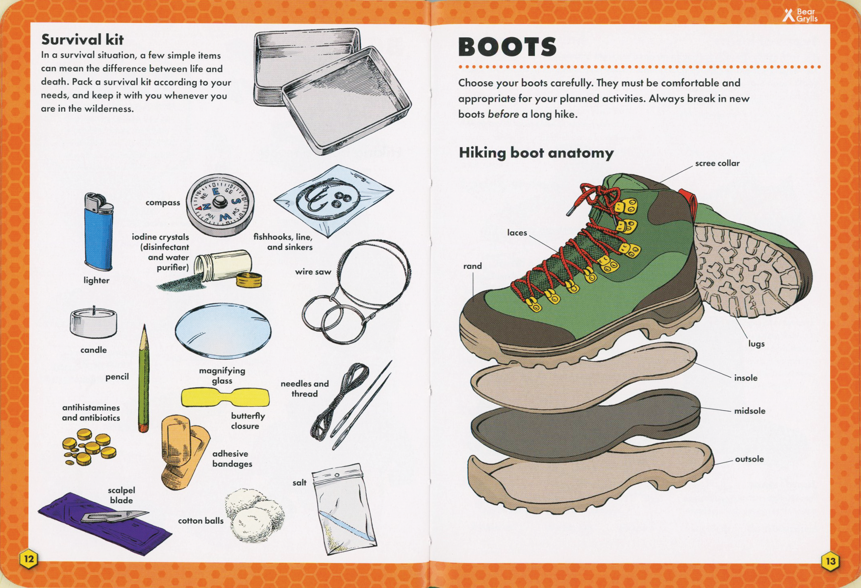 Bear Grylls Outdoor Skills Handbook: Hiking Adventures