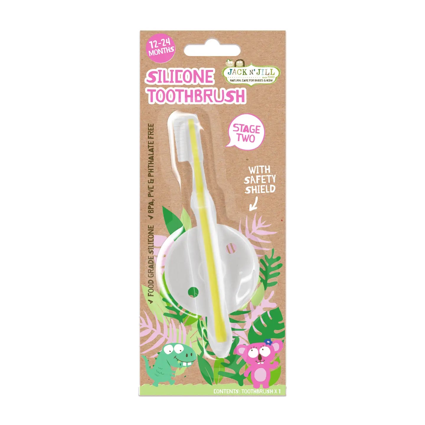 Jack N' Jill Stage 2 Silicone Toothbrush