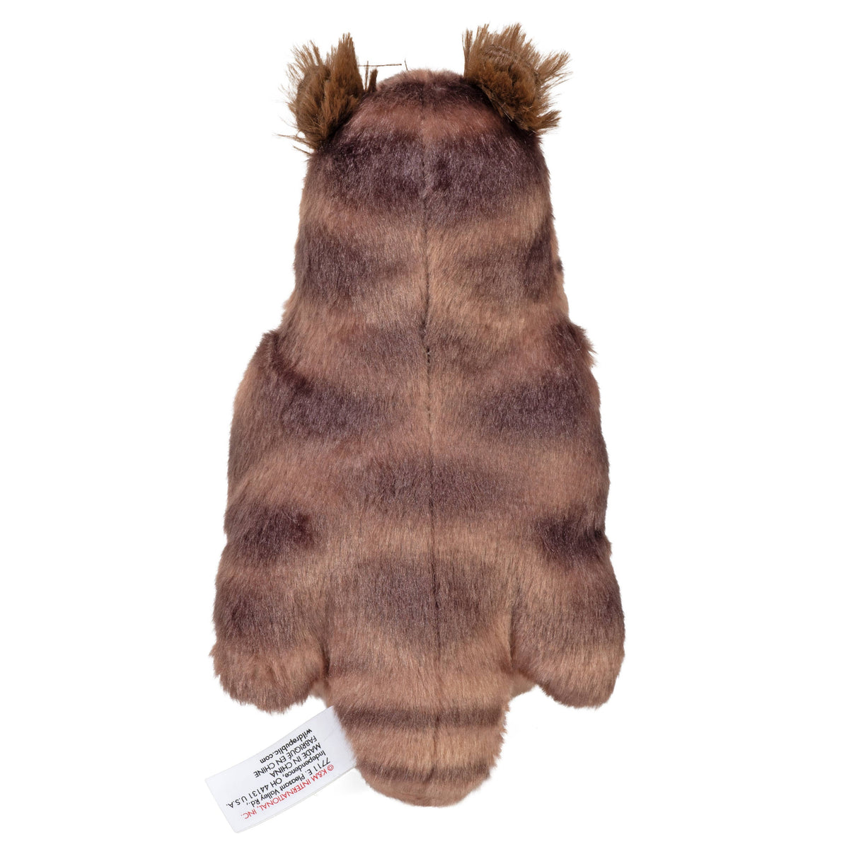Audubon II Great Horned Owl Stuffed Animal W Sound 5.5"
