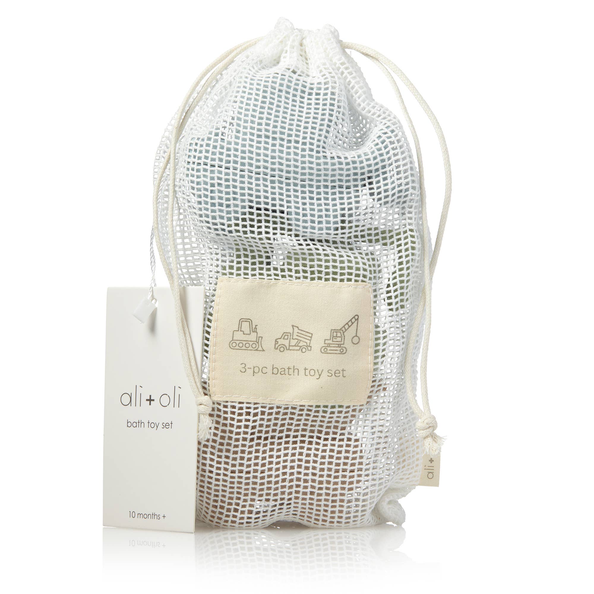 Ali+Oli (3pc) Bath Toy Set (Construction)