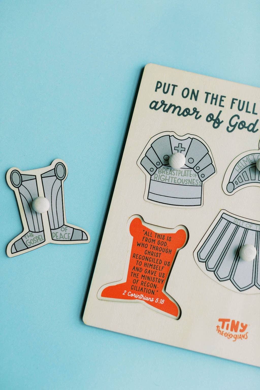 Armor of God Wood Puzzle with Scripture