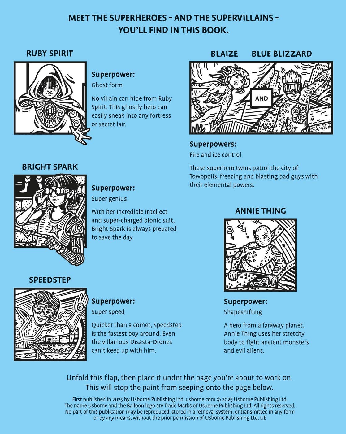 Superheroes Magic Painting Book: Usborne