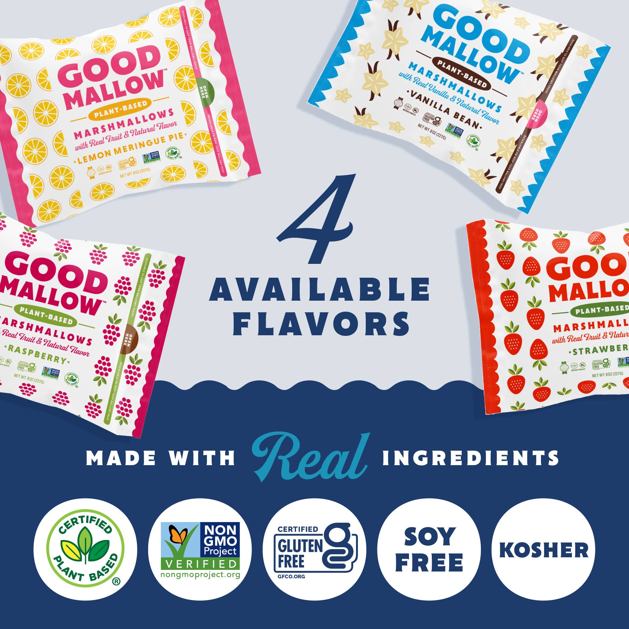 Vegan Marshmallows -Lemon Meringue Pie ,Kosher, Gluten Free