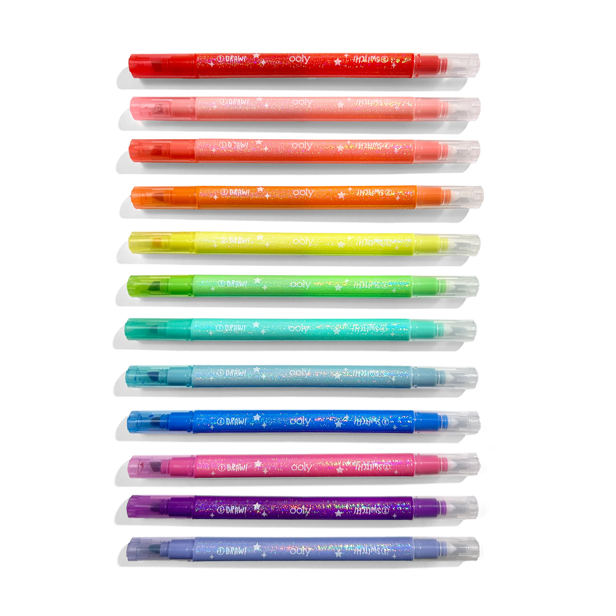 Switch-eroo!: Sparkle Glittery Color-Changing Markers (Set o