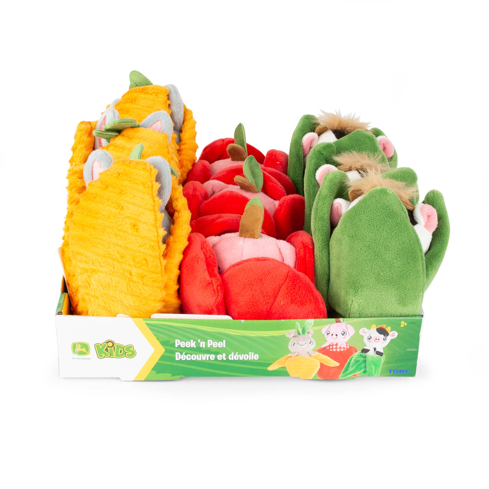 John Deere Plush Peek 'n Peel Farm Toys for Kids