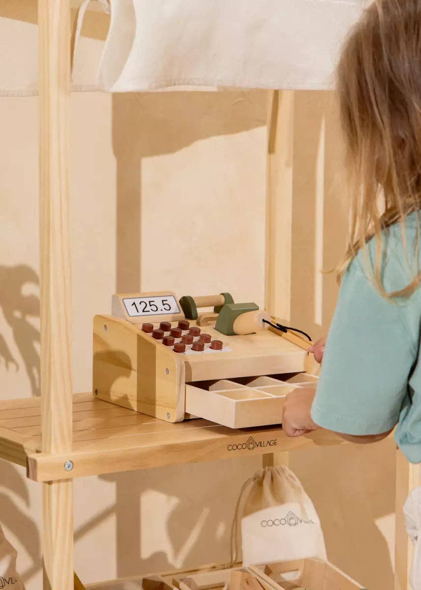 Wooden Cash Register