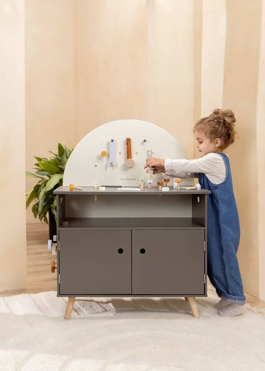 Wooden Workbench Playset