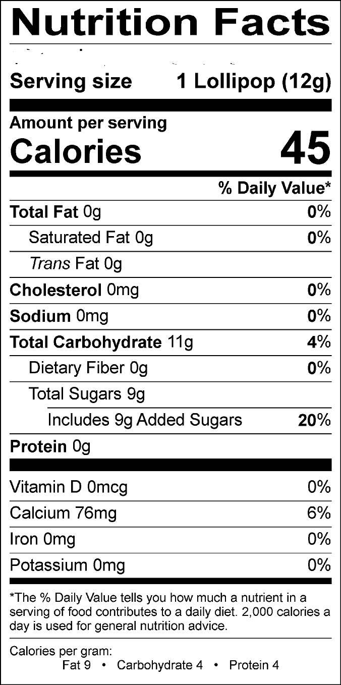 TREE HUGGER BUBBLE GUM FILLED POPS
