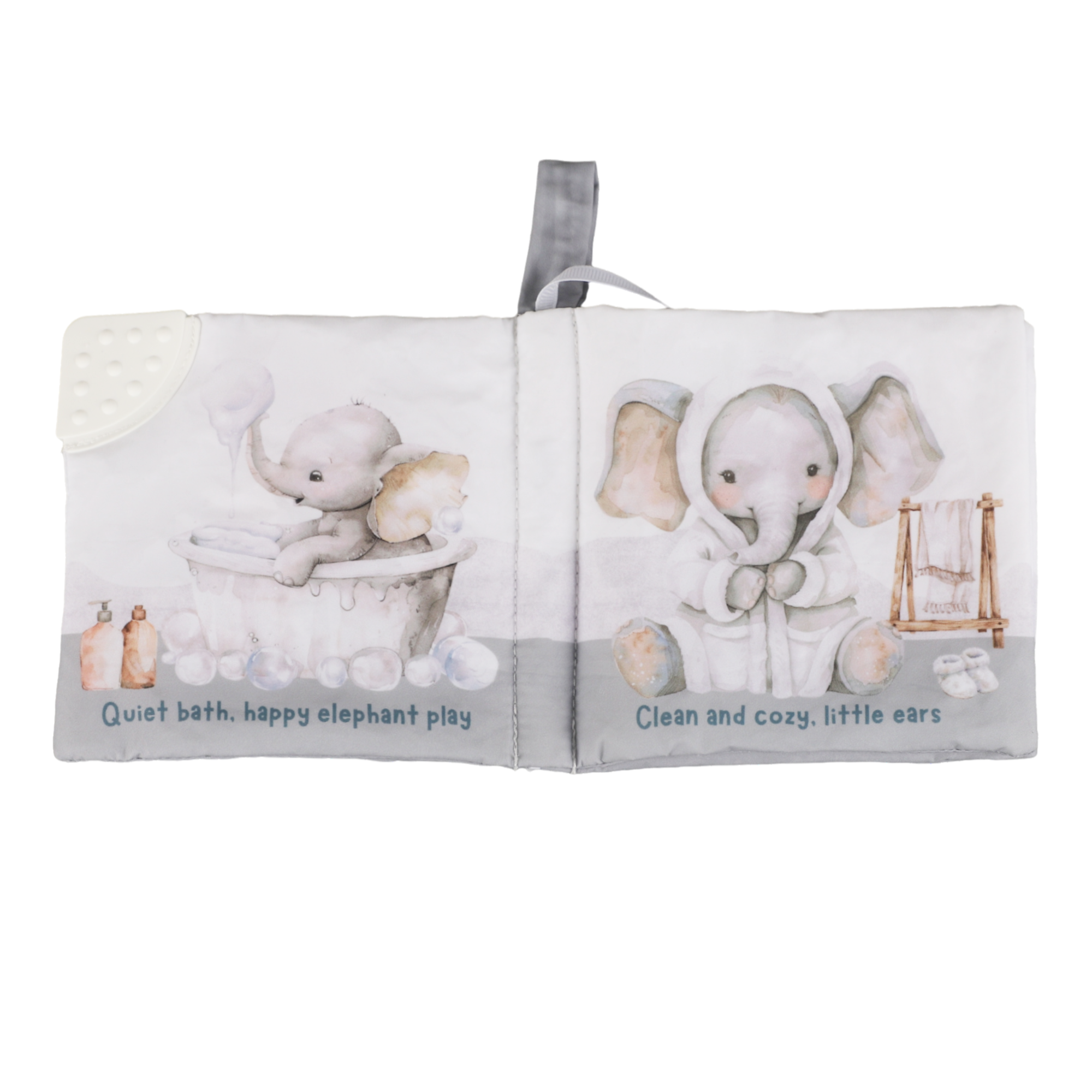 Bubble Bath – 10-Page Crinkle Cloth Book for Babies & Toddle