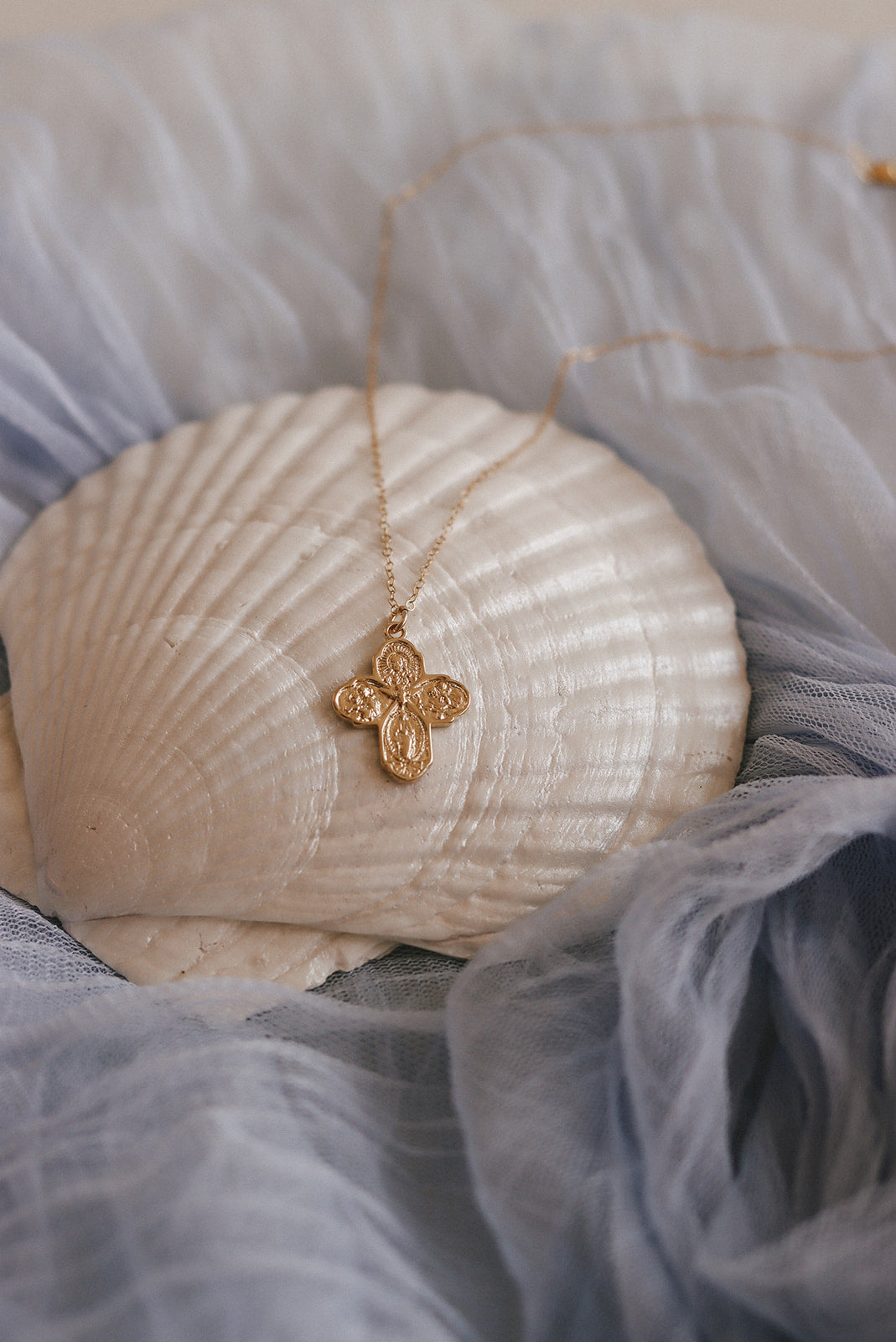 Four Way Cross Necklace