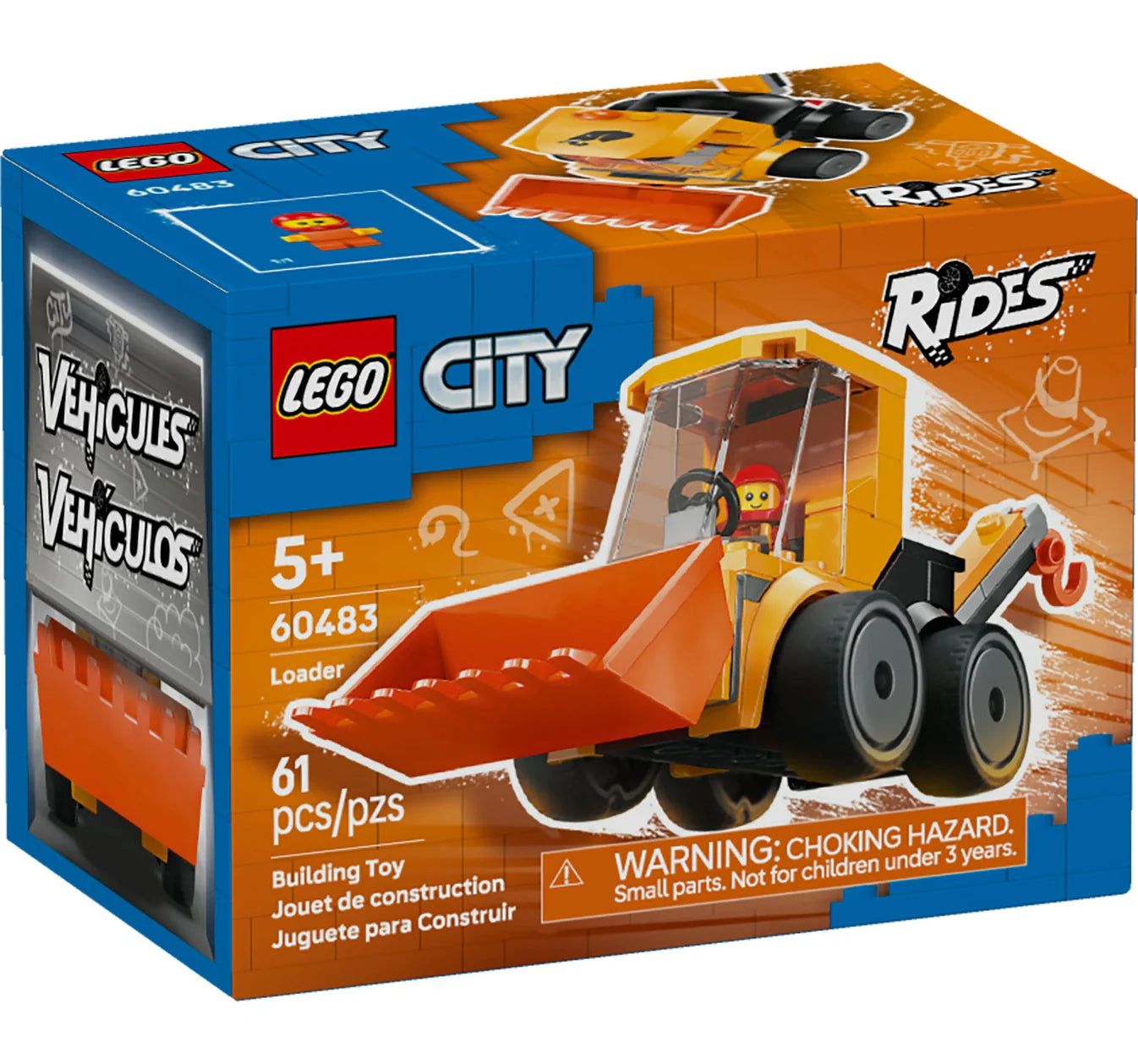 LEGO® City Rides – Construction Loader (60483)