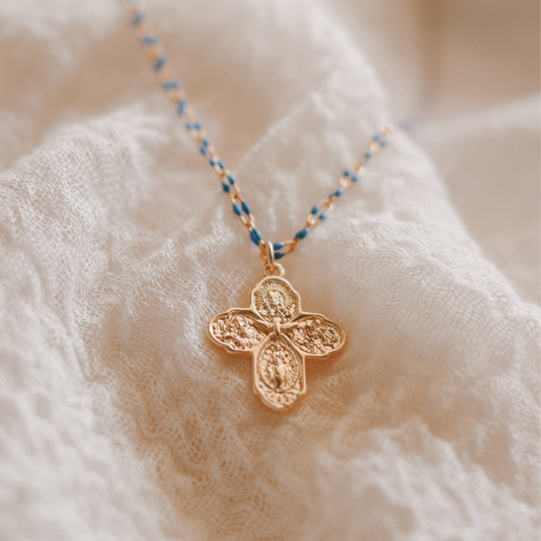 Four Way Cross Necklace - Grotto Chain