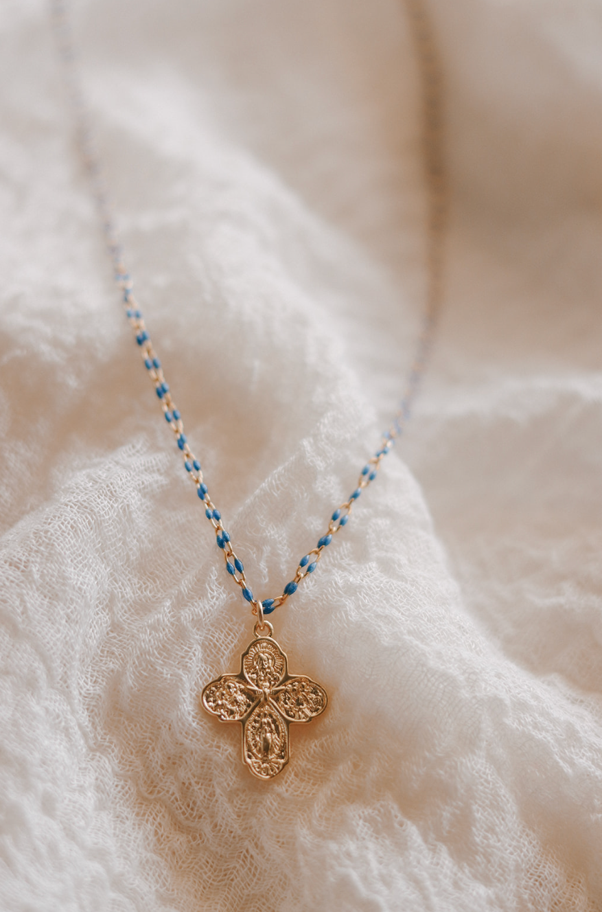 Four Way Cross Necklace - Grotto Chain