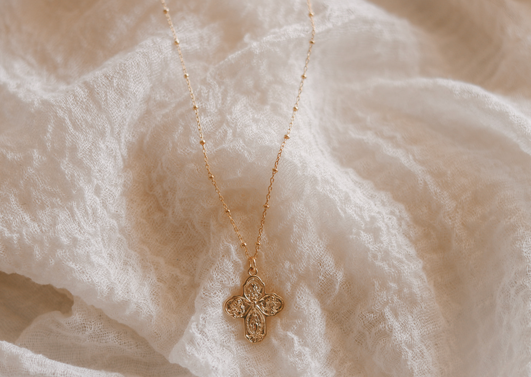 Four Way Cross Necklace