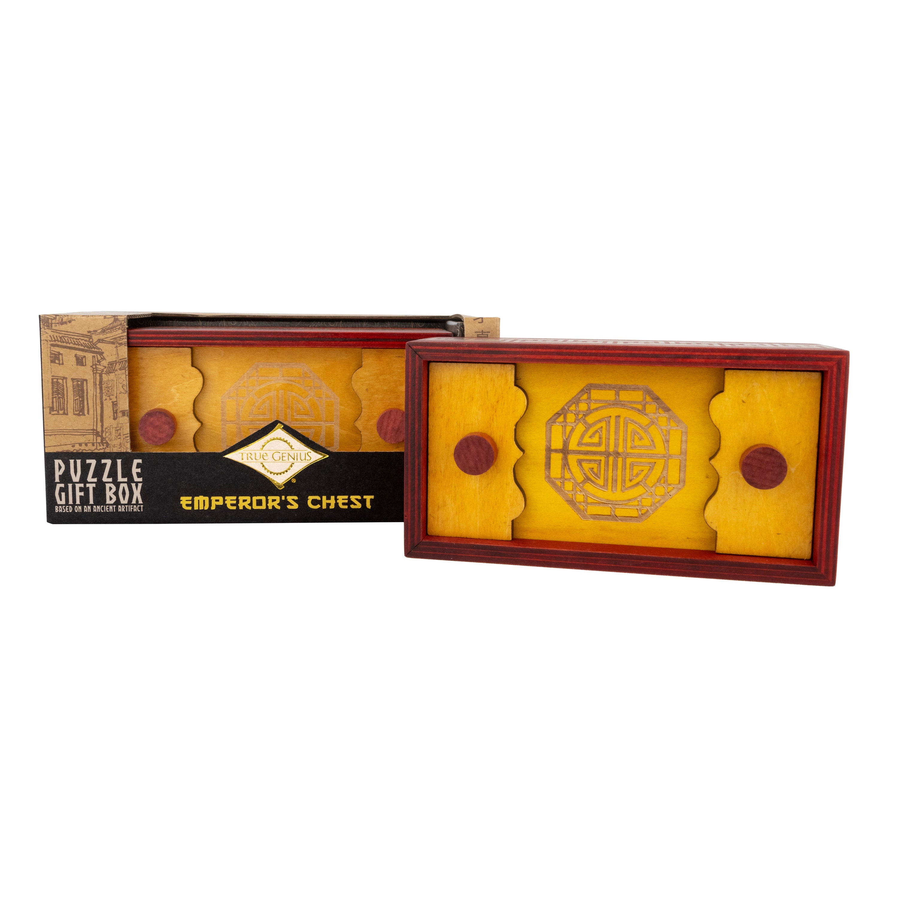 Emperor's Chest - Puzzle Box with Hidden Chamber