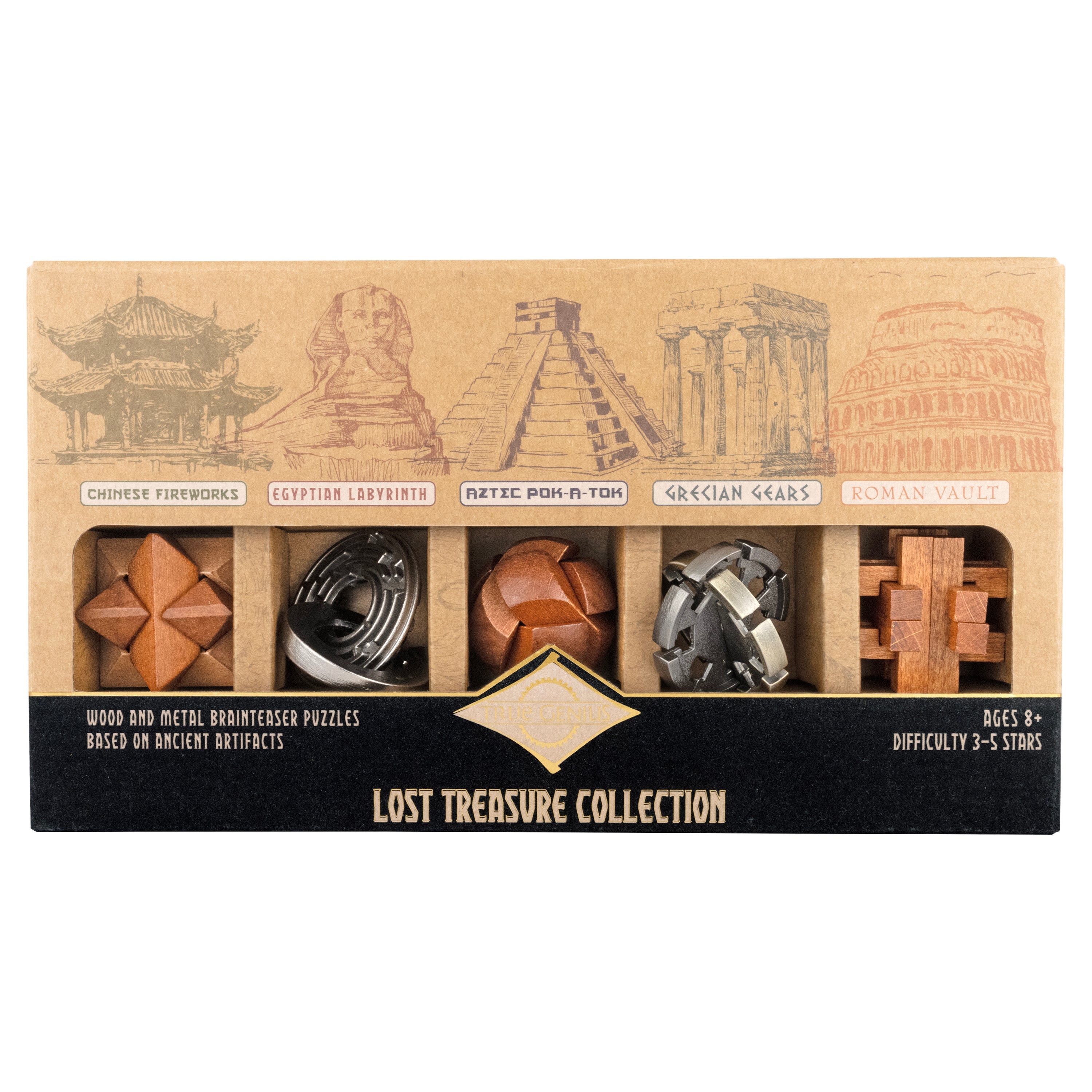 Lost Treasure Collection - 5-Pack of Brainteasers